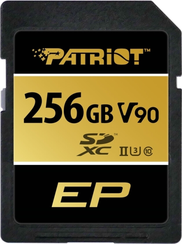 Kort Til Kort Microsdxc 256 Gb V90 Uhs-Ii U3 C10 300/260 Mb/S