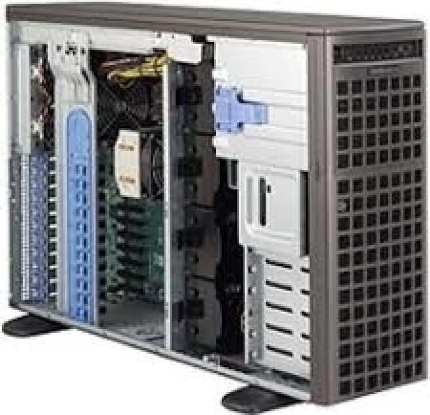 Supermicro Cse-747Btq-R2k04b, Full Tower, Server, Sort, Atx, Eatx, Micro Atx, 4U, Nettverk