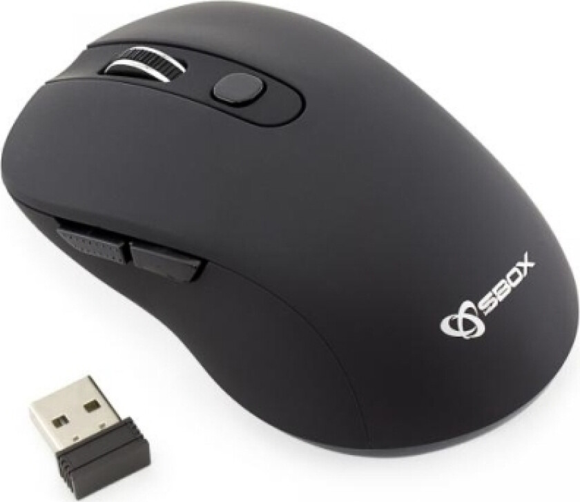 Sbox Wm-911 Trådløs Optisk Mus - Sort