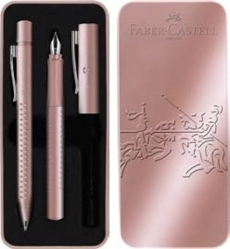 201539, Rose Gull, 2 Stk, Kulepenn + Fyllepenn