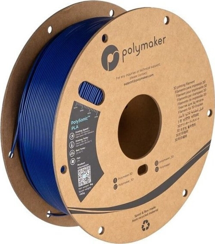 Filament maker sonic High Speed Pla 1,75Mm 1Kg - Blue}