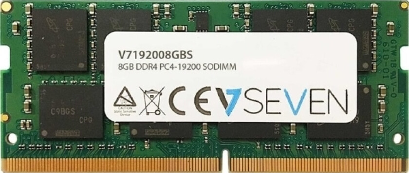 8Gb Ddr4 2400Mhz Cl17 Non-Ecc Mem So-Dimm Pc4-19200 Sr