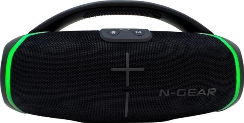 Datamaskinhøyttalere Bærbar Høyttaler|N-Gear|Nrg200|Sort|Bærbar/Trådløs|Bluetooth|Nrg200