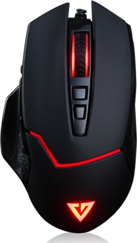 Modecom Mc-Gmx4, Høyre Hendt, Optisk, Usb Type-A, 7200 Dpi, Sort, Rød