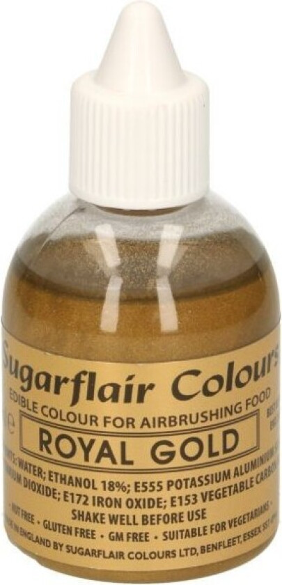 Airbrushfarge -Kongelig gull- 60ml