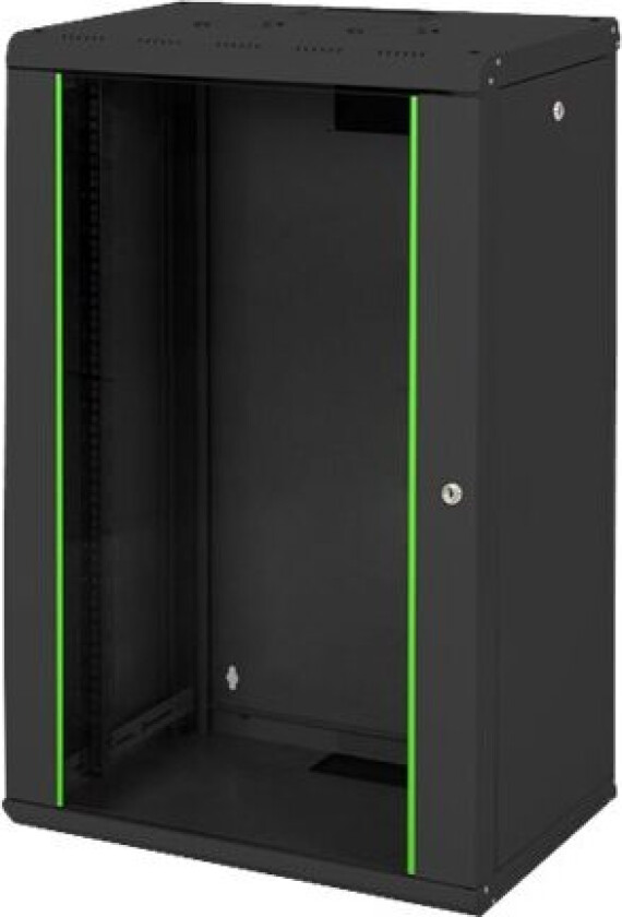Unique Dn-19 20-U-Sw - Rack Skap - Veggmonterbar - Svart, Ral 9005 - 20U - 19"