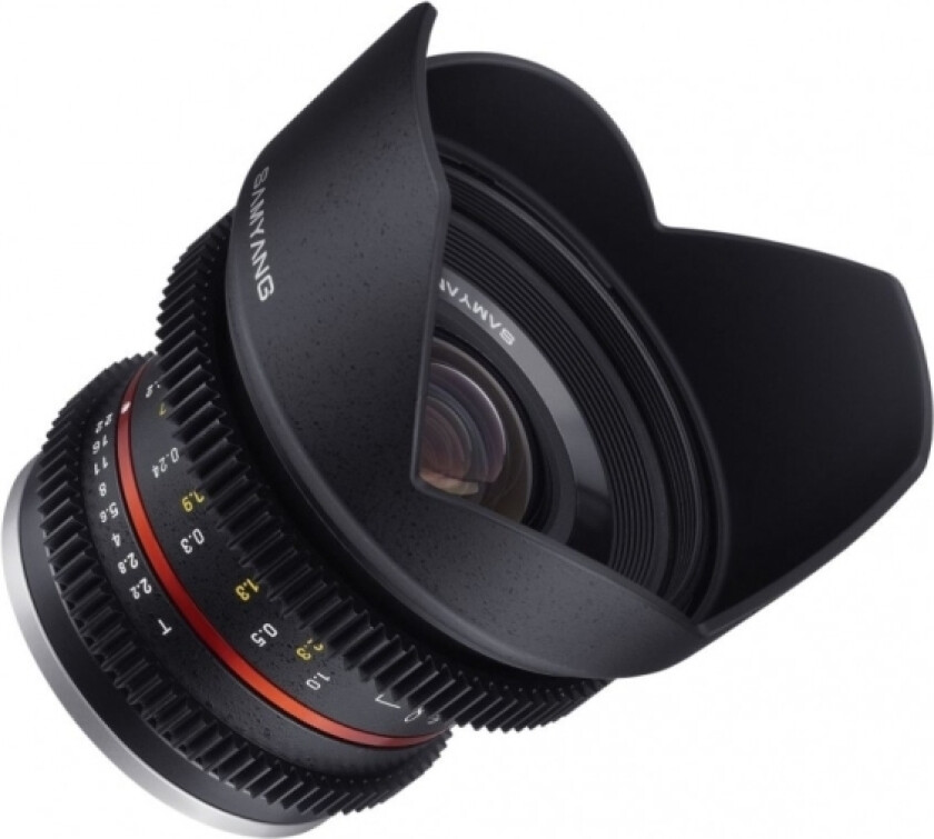 Samyang 12Mm T2.2 Ncs Cs Vdslr, Ultrabredt, 12/10, Micro Four Thirds (Mft)