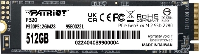 Patriot - Ssd - 512 Gb - Intern - M.2 2280