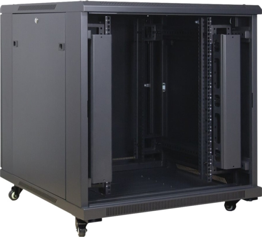 Inter-Tech Snb-8815 Mesh Door - Rack Skap - Ral 9005 - 15U