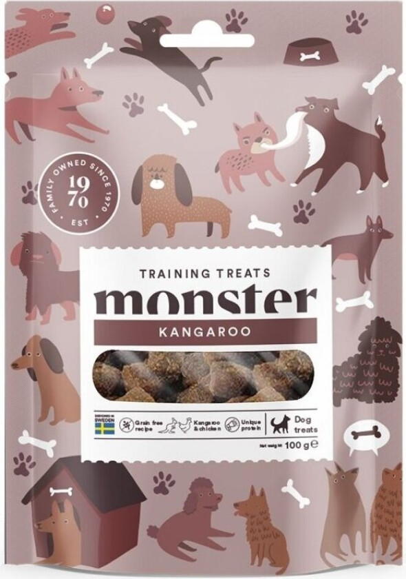 Monster Dog Training Treats Kangaroo 100 g