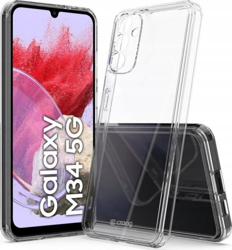 Crystal Shield-Deksel - Samsung Galaxy M34 5G-Deksel (Gjennomsiktig)