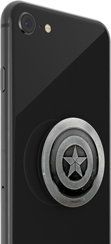Popsockets 2 Capitan America Monochrome 100482 Telefonholder Og Stativ - Lisens