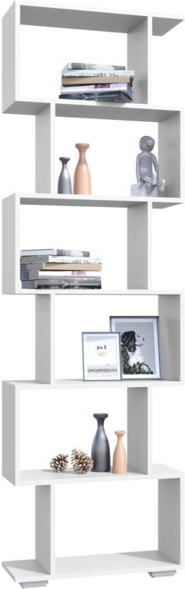 PalusaL hylle 6 hyller hvit.