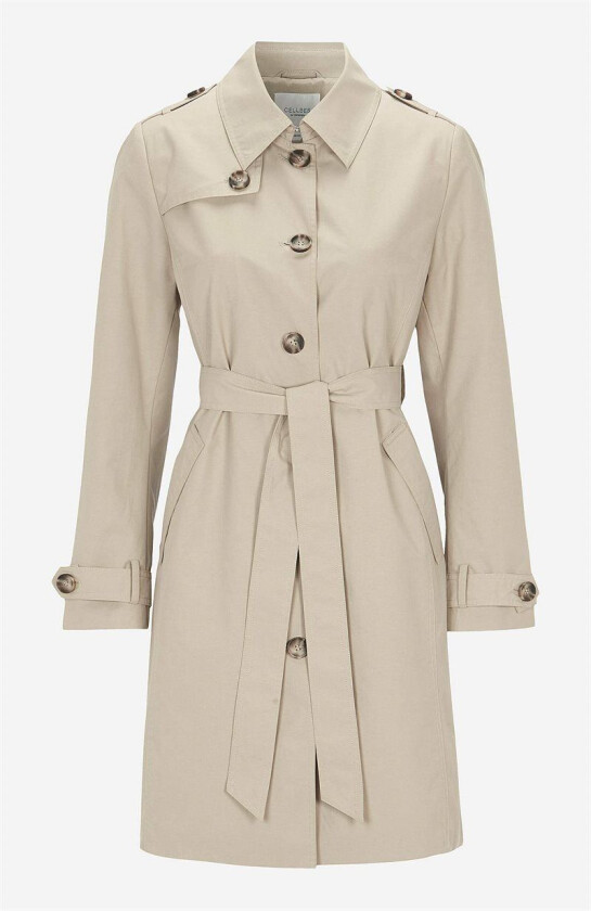 Enkeltkneppet trenchcoat Trinity 46/48