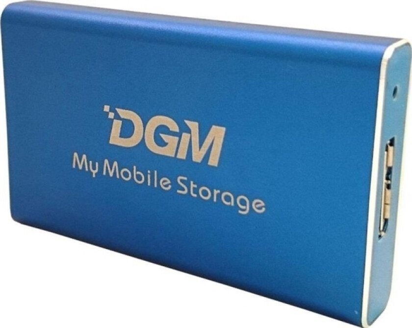 Dgm My Mobile Storage Ekstern Ssd-Stasjon 128Gb Blå (Mms128bl)