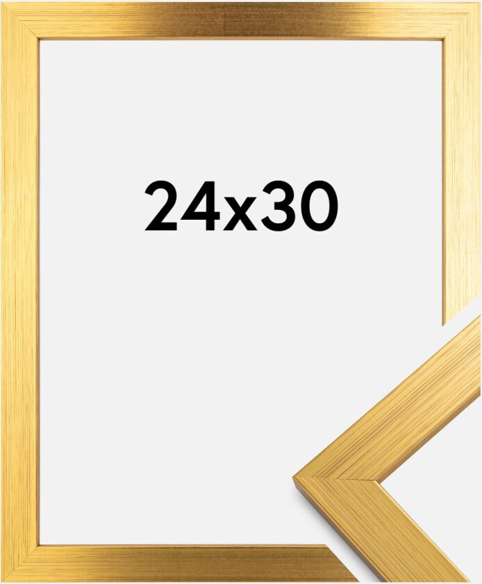 Ramme Gold Wood Akrylglass 24x30 Cm