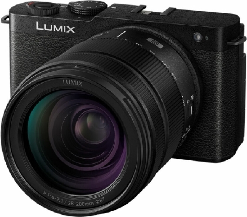 Lumix S9 + 28-200 Mm F4-7, 24,2 Mp, 6000 X 4000 Piksler, Cmos, 6K Ultra Hd, Berøringsskjerm, Svart