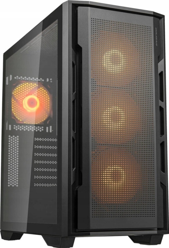 Deksel Uniface Rgb Svart, Midi Tower