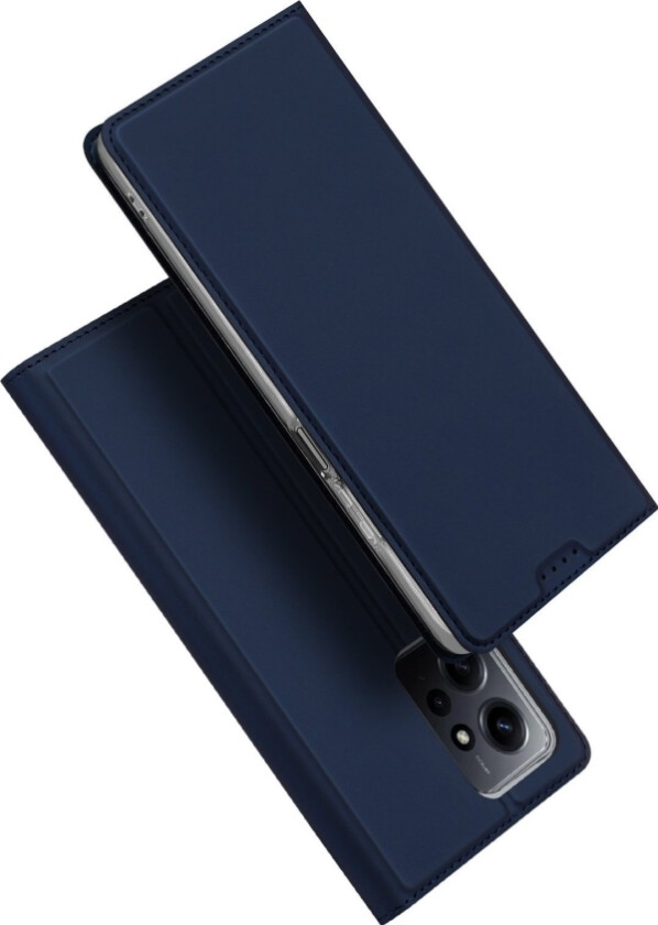 Skin Pro-Deksel Til Xiaomi Redmi Note 12 Deksel Flip Card Lommebokstativ Blå