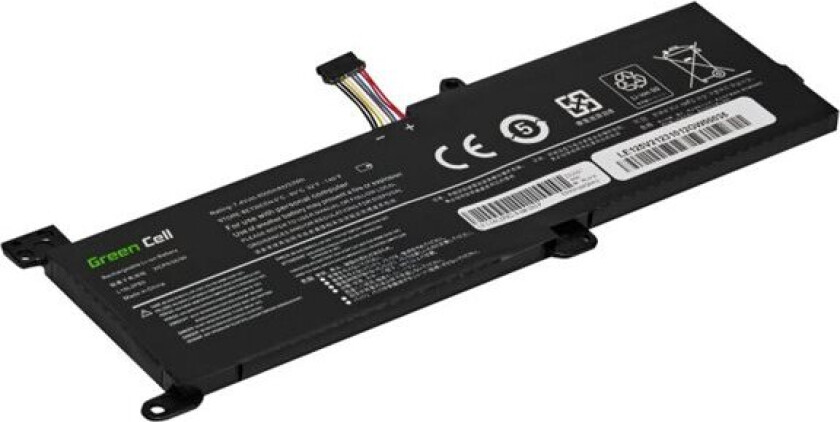 Green Cell - Batteri Til Bærbar Pc (Tilsvarer: Lenovo L16c2pb2, Lenovo L16m2pb1) - Litiumpolymer - 2-Cellers - 4500 Mah