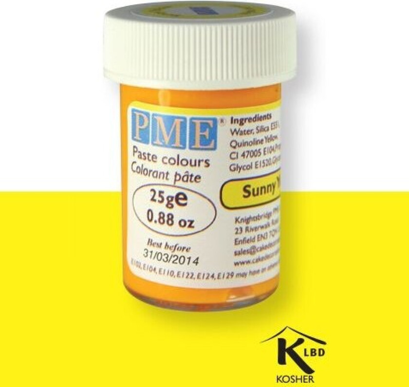pastafarge Gul