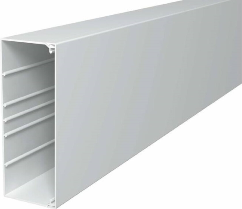 Obo Bettermann 6191312 Kabelkanal (L X B X H) 2000 X 210 X 80 Mm 1 Stk Klar Hvid