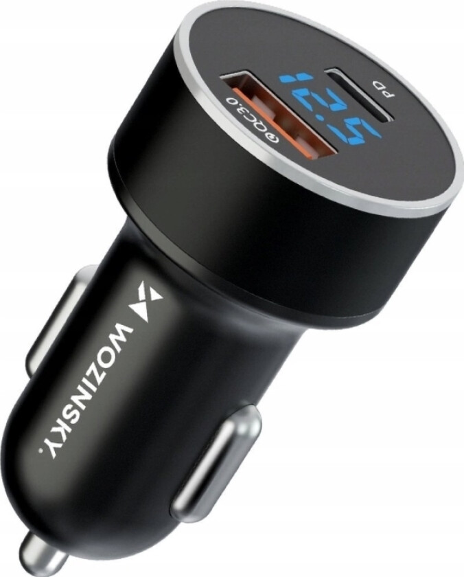 Lader Wdccac Usb-C Usb-A 36W Billader - Svart