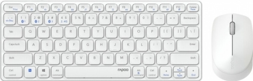 9600M Multimode Tastatur + Mus Hvit (217378)
