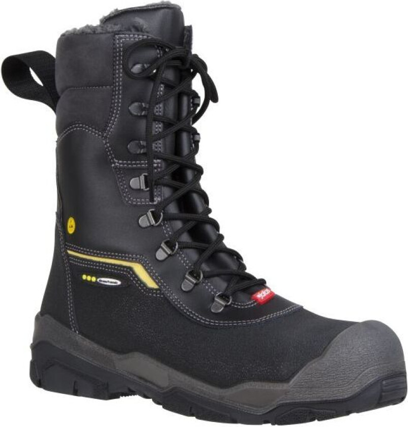 1808 Icetrack Vernestøvel S3, varmfôret, svart Str. 38