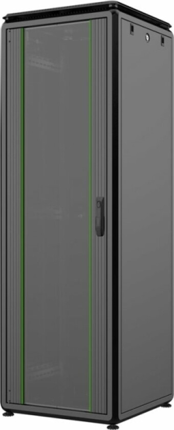 By Logon Data Line - Rack Skap - 600 X 600 Mm, Data Line - Free-Standing - Svart - 36U - 19"