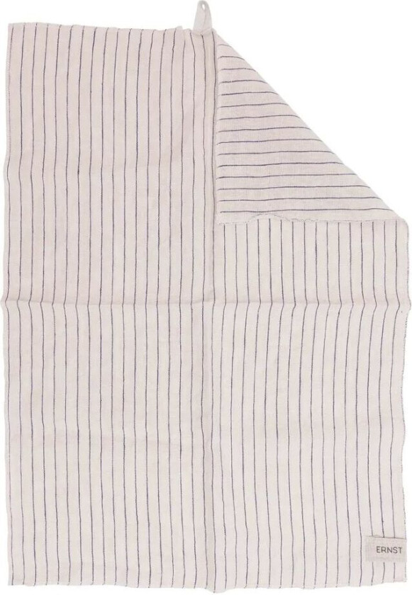 kjøkkenhåndkle stripete 50 x 70 cm Blå-beige