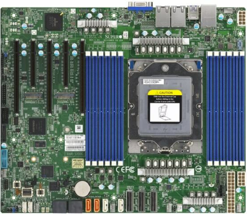 Supermicro H13ssl-N - Hovedkort - Usb 3.2 Gen 2 - Innbygd Grafikk