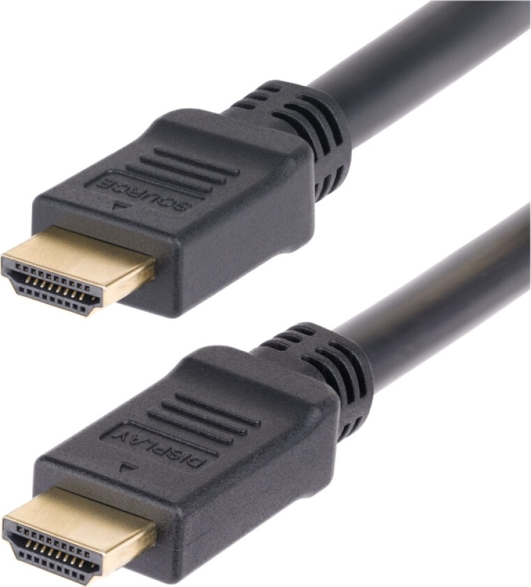 Startech.Com 15M Active Hdmi 2.0 Cable, Cmp, Plenum Rated, 4K 60Hz - High Speed - Hdmi-Kabel - Hdmi Hann Til Hdmi Hann - 15 M - Skjermet - Svart - Ak