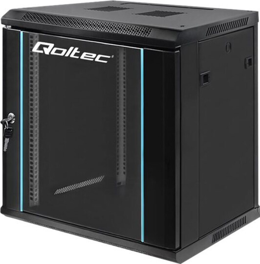 - Rack Skap - Svart - 12U - 19"