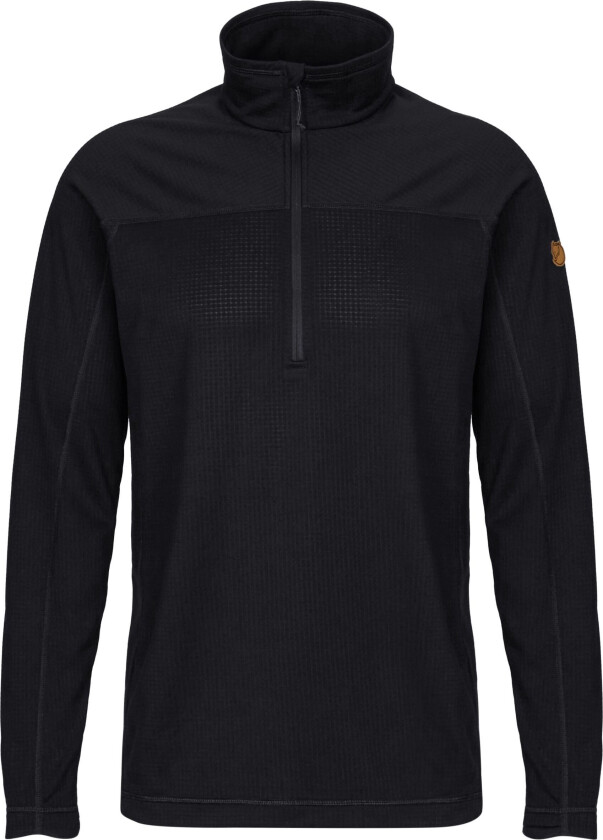 ABISKO LITE FLEECE HALF ZIP M BLACK