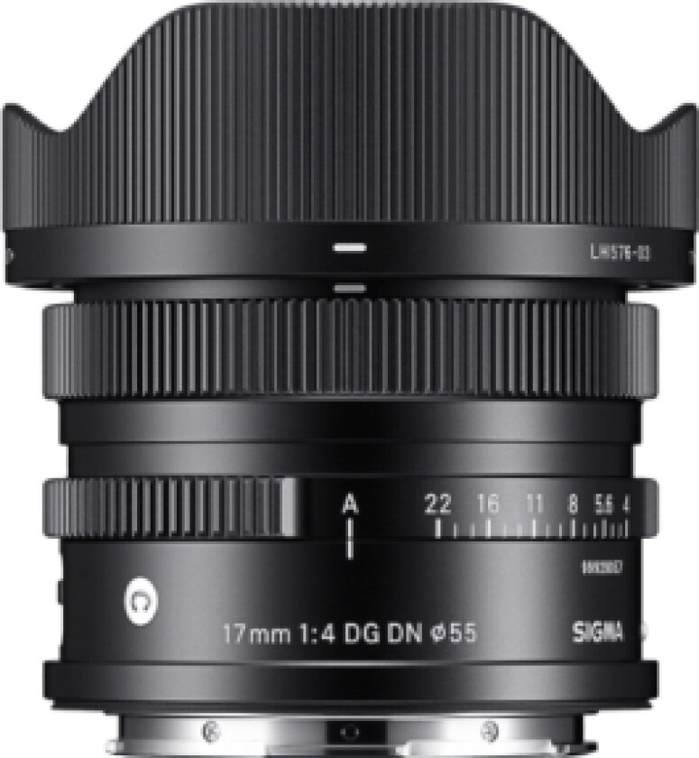17Mm F/4 Dg Dn Vidvinkelobjektiv, Sony E