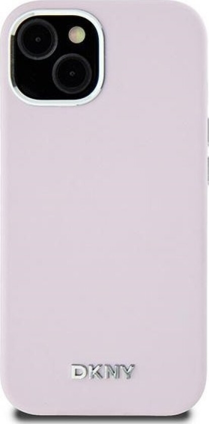 Dkny Dkny Dkhmp14ssmchlp Iphone 14 / 15 / 13 6.1" Róowy/Pink Hardcase Liquid Silicone Small Metal Logo Magsafe