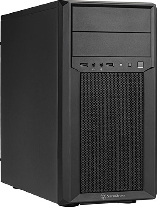 Silverstone Fara 313, Tower, Pc, Sort, Micro Atx, Mini-Itx, Plast, Stål, 15,6 Cm