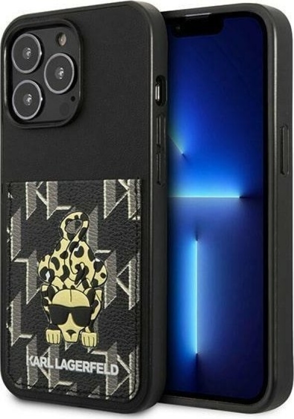 Klhcp13lcancnk Iphone 13 Pro / 13 6,1" Hardcase Czarny/Black Karlimals Cardslot