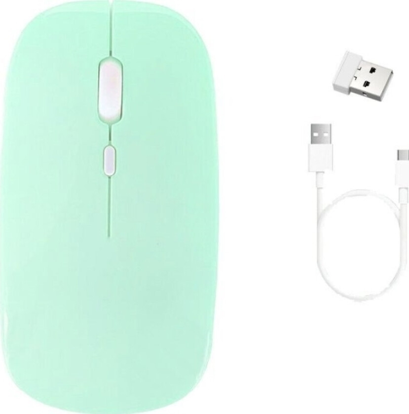 Mouse Wireless Bluetooth Computer Mouse With Radio Band - Ctmm (Green) Universal