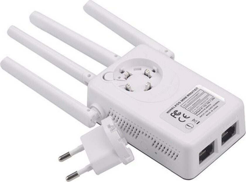 Access Point Pix-Link Wi-Fi Repeater Router Pix-Link - Universal White