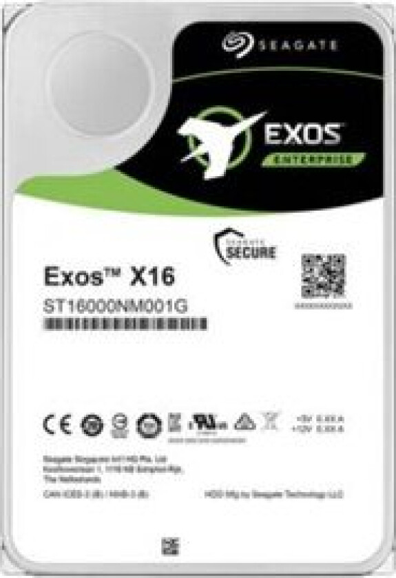 Exos X16 ST10000NM002G - Harddisk - 10 TB - intern - SAS 12Gb/s - 7200 rpm - buffer: 256 MB