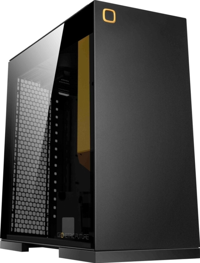 Lohan Midi Tower Case - Svart - Elegant Midi Tower Fra - For Hovedkort Opp Til E-Atx - Sidepaneler Laget Av Herdet
