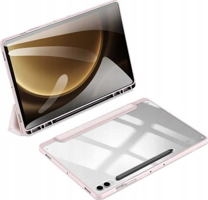 Toby-Deksel Med Flip-Stativ Til Samsung Galaxy Tab S9 Fe Plus - Rosa