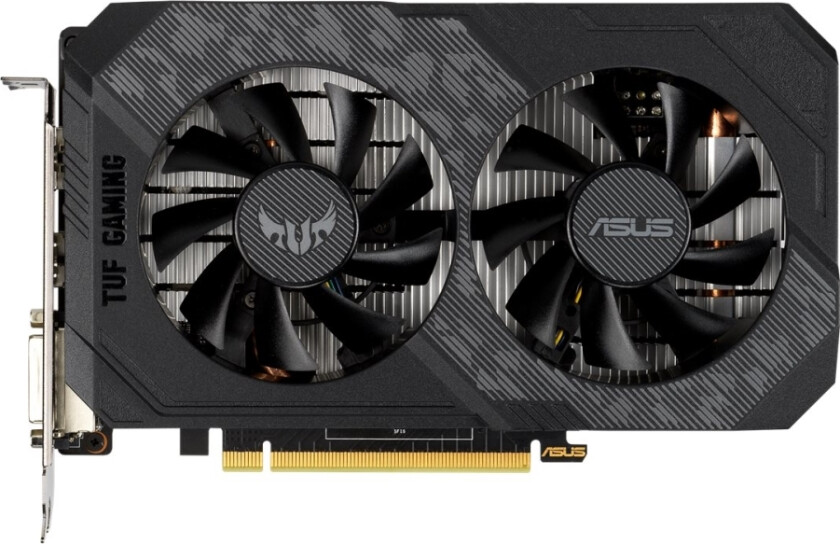 Asus Tuf Gaming Geforce Gtx 1630 4Gb - Oc Edition - Grafikkort - Nvidia Geforce Gtx 1630 - 4 Gb Gddr6 - Pcie 3.0 - Dvi, Hdmi, Displayport