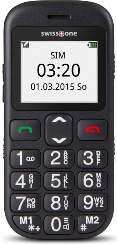 Bbm 320C, Bar/Sperre, Enkelt Sim, 4,5 Cm (1.77"), Bluetooth, 600 Mah, Sort