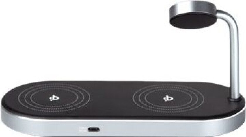 - Trådløst Ladestativ - 3-I-1 + Ac-Strømadapter - 35 Watt - 4 A - For Apple Airpods With Magsafe Charging Case Airpods Pro Iphone 11, 12,