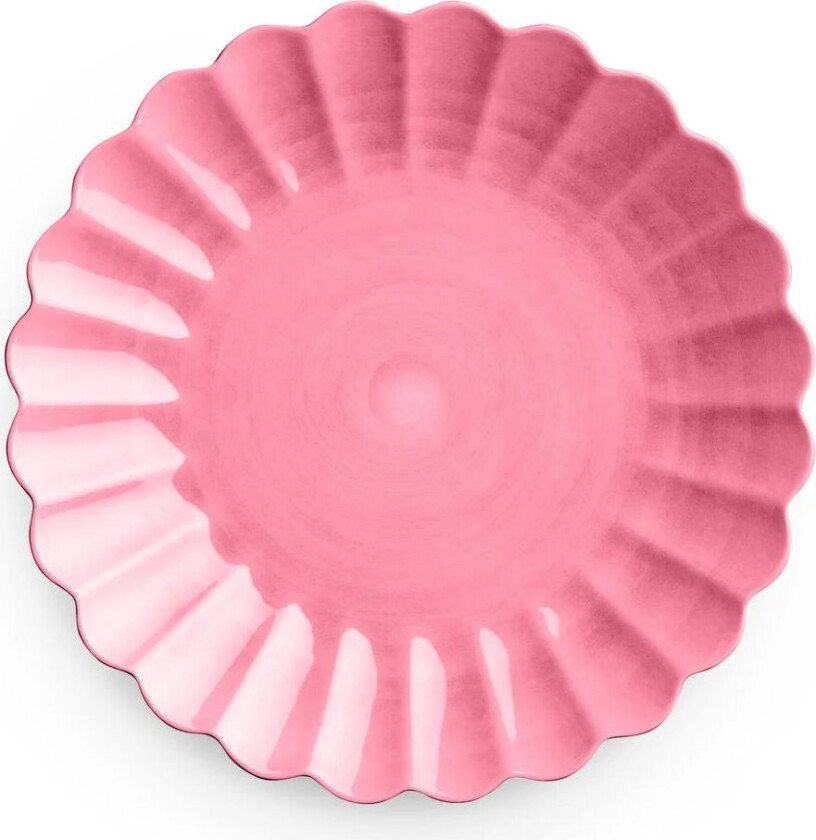 Oyster tallerken 28 cm Rosa