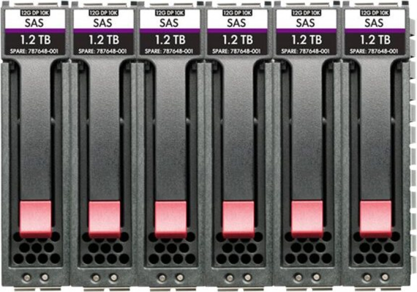 Hpe Enterprise - Harddisk - 2.4 Tb - 2.5" Sff - Sas 12Gb/S - 10000 Rpm (En Pakke 6) - For Modular Smart Array 1060 10Gbase-T Iscsi Sff, 1060 12Gb Sas