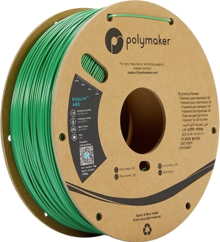 Filament maker lite Abs 1,75Mm 1Kg - Green}